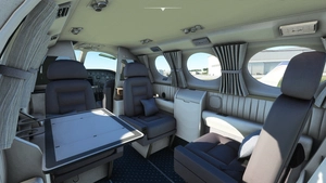 Flysimware Cessna C414 Chancellor - Grey Interior + Different Panels thumbnail 6