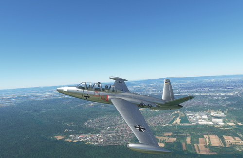 Fouga Magister AzurPoly GAF BD-158