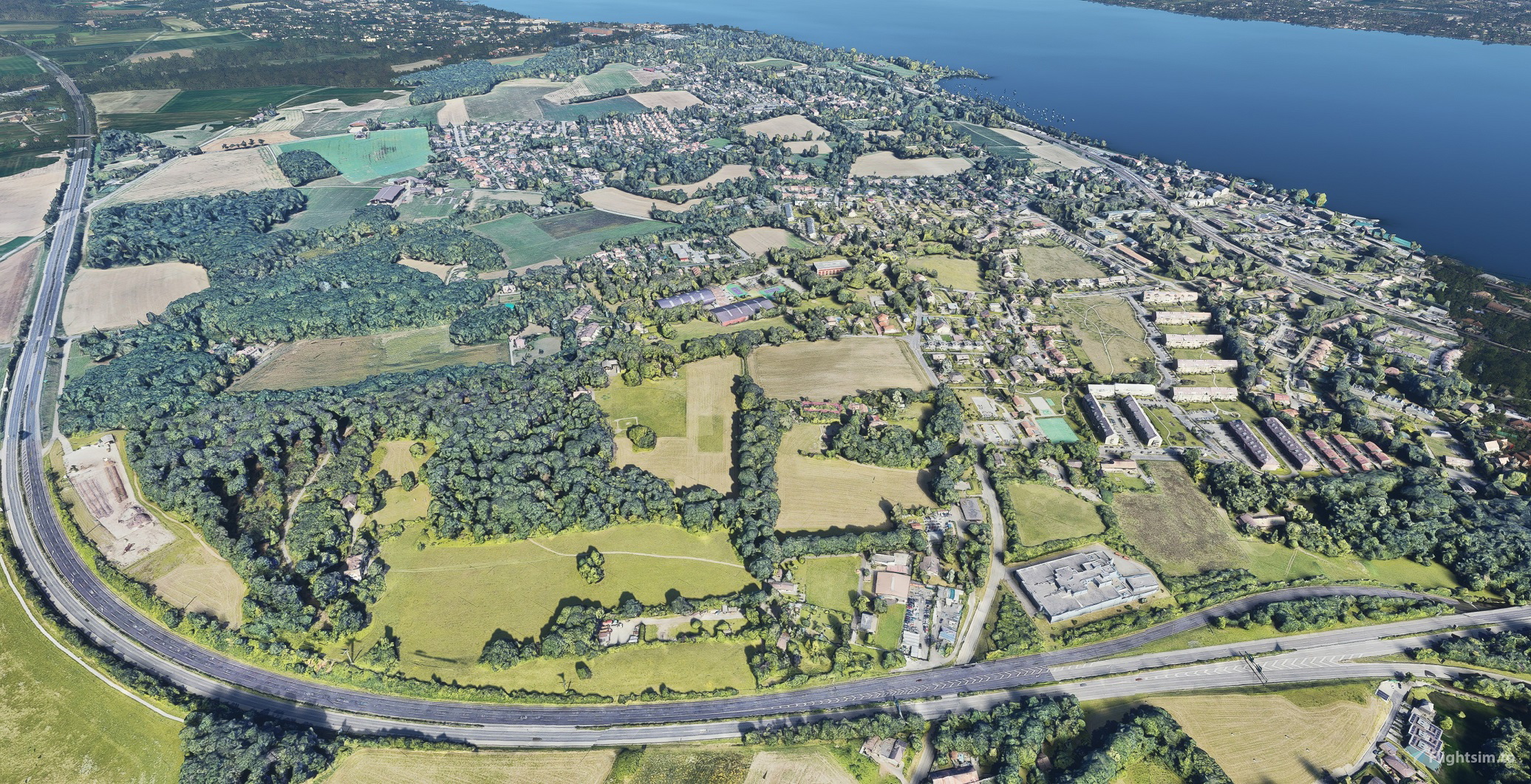 Genthod Geneva Switzerland for Microsoft Flight Simulator MSFS