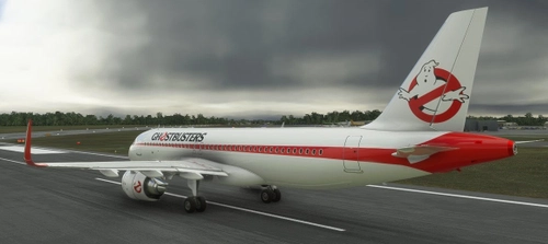 Ghostbusters A320 livery