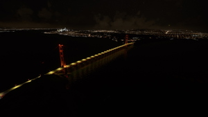 Golden Gate Bridge Night Light Enhancements, San Francisco Bay Area thumbnail 1