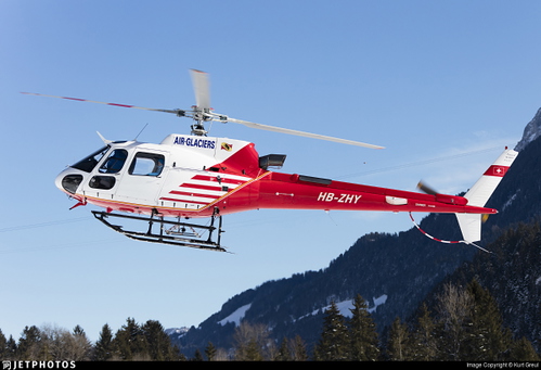 RSP H125 HB-ZHY Air Glaciers  Normal & HEMS interior
