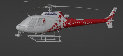 h125-HB-ZHYY Air Glaciers Sterne version