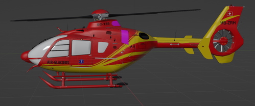 H135-HB-ZRH Air-Glaciers 