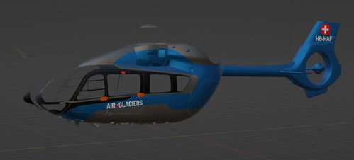 H145-HB-HAF Air Glasiers  LUX