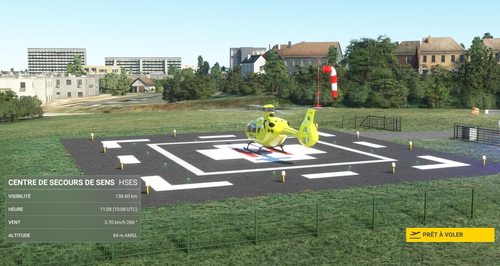 Helipad du Centre de Secours de Sens