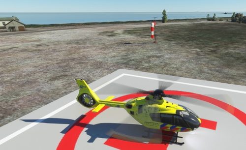 Helipads near hosptitals to use with my Emergency-flights in Northern Netherlands
