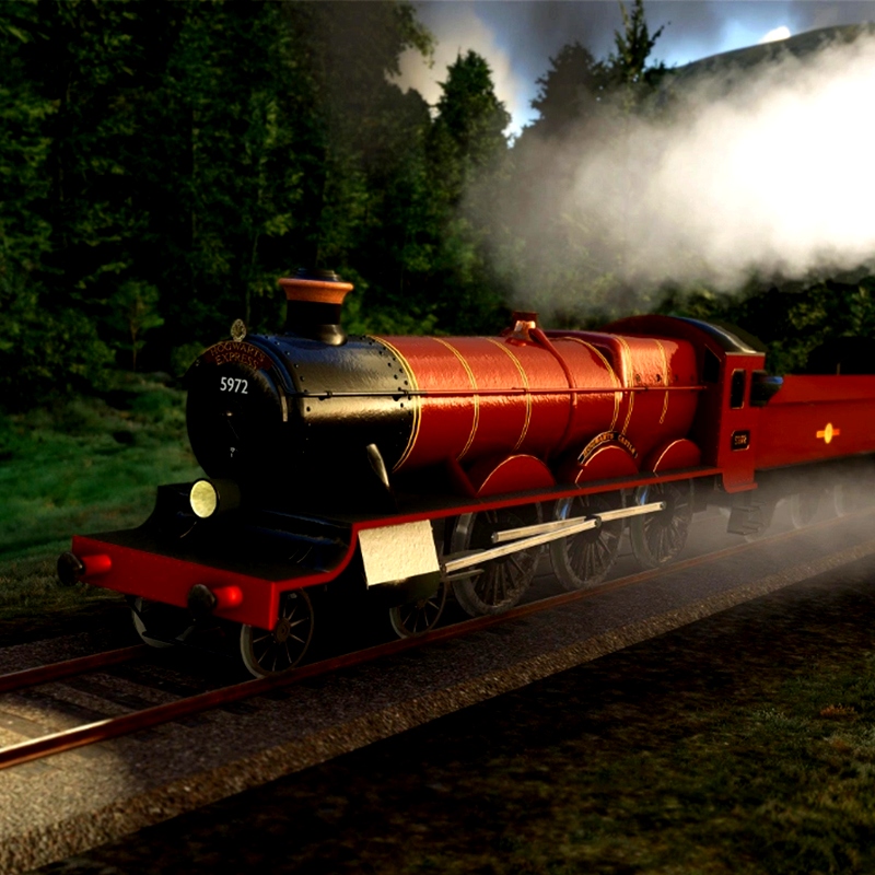 Hogwarts Express Steam Train - Custom Animations, Sounds & Smoke Effects
