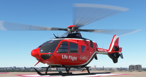 HPG H135 Livery - Memorial Hermann Lifeflight