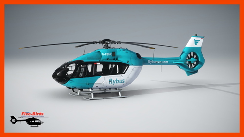 HPG H145 Livery - Flybus Virtual Airline - G-FBHC / G-FBHL - Lux & Civ Variant