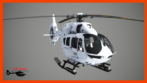 HPG H145 Livery - Noordzee Helikopters Vlaanderen - OO-NSV / OO-NST - Civ & Lux Variants