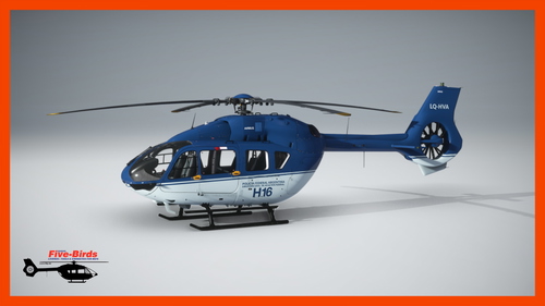 HPG H145 Livery - Policía Federal Argentina - LQ-HVA - All Variants
