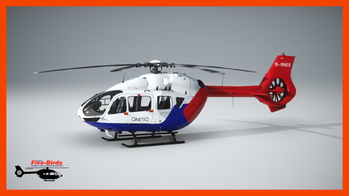 HPG H145 Base Pack Livery - QinetiQ Defence Company G-RNGS - CIV/LUX