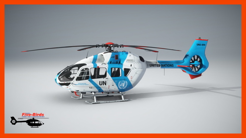 HPG H145 Base and AP Livery - United Nations - Peacekeeper Concept Livery - EMS/CIV/LUX/MIL