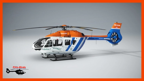 HPG H145 Base Pack Livery - Wucher Helicopter - Gallus 1 and 3 - CIV