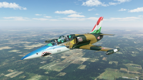 Hungarian Air Force L-39ZO Albatros "Cápali" custom livery