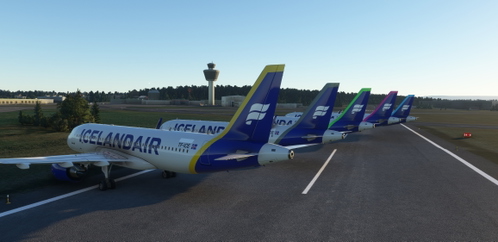 Icelandair New 2022 Liveries Pack *5 colours* | FlyByWire A32NX | 8K