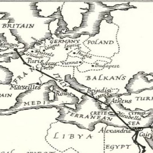 Imperial Airways - Mediterranean Route - London to Alexandria