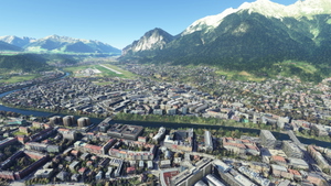 Innsbruck City / LOWI Approach, Austria (ORBX LOWI Compatible) thumbnail 18