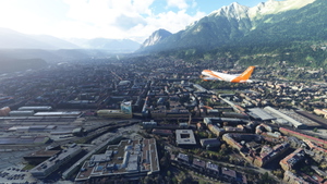 Innsbruck City / LOWI Approach, Austria (ORBX LOWI Compatible) thumbnail 4