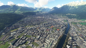 Innsbruck City / LOWI Approach, Austria (ORBX LOWI Compatible) thumbnail 17
