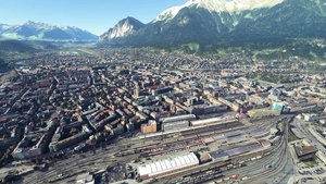 Innsbruck City / LOWI Approach, Austria (ORBX LOWI Compatible) thumbnail 9