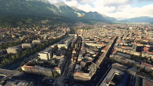 Innsbruck City / LOWI Approach, Austria (ORBX LOWI Compatible) thumbnail 3