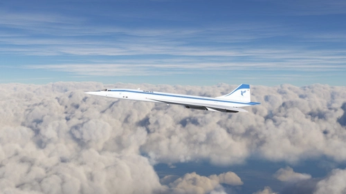 IRAN AIR RETRO DC DESIGN CONCORDE (EP-SST) - 8K