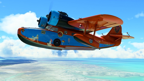 JRF–6B Goose "Mushroom Princess" Livery