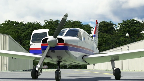 Justflight PA28 Warrior II D-ETPS (FSC Aschaffenburg)