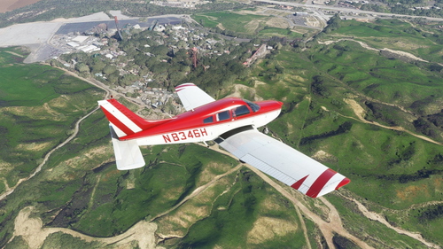 JustFlight Piper PA28 Warrior II - N8346H