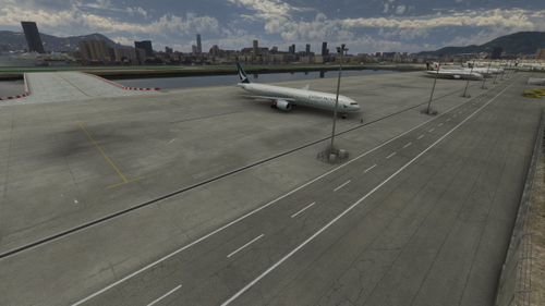 Kai Tak 1998 - AIG Static Aircraft Placement