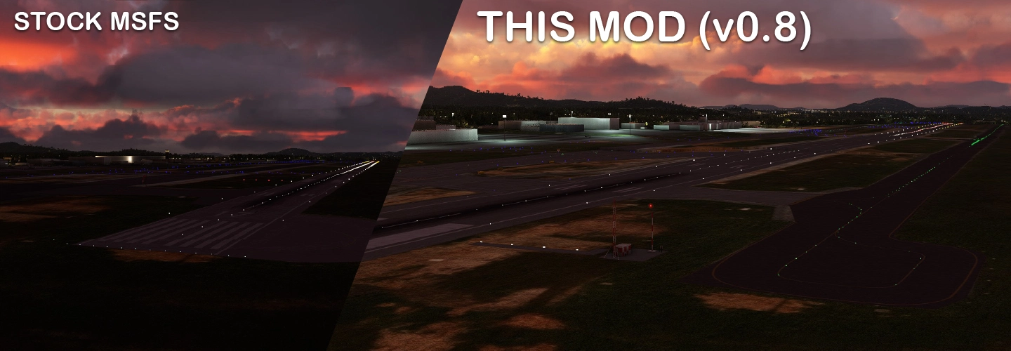 KAVL RWY+TXWY Fixes, Apron Enhancements, Night Lighting (Asheville, NC, USA) [SU11] - Image 1