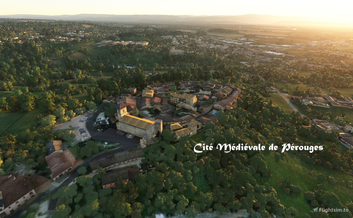 LFHC Pérouges-Meximieux for Microsoft Flight Simulator | MSFS