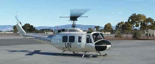 [Deprecated: AirlandFS version] Livery Bell UH-1H United Nations