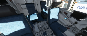 Livery Boeing B747-8 Cockpit fictional light grey-blue thumbnail 2