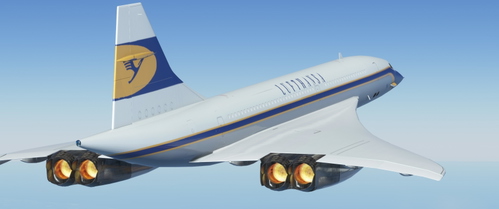 Livery DCDesigns Concorde Lufthansa Retro Fictional (2K WIP)