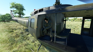 Bell UH-1 Bundeswehr 71+90 "Hungriger Wolf" (only for Taog freeware Huey from 2022) thumbnail 2