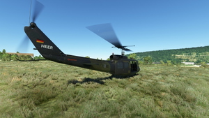 Bell UH-1 Bundeswehr 71+90 "Hungriger Wolf" (only for Taog freeware Huey from 2022) thumbnail 3