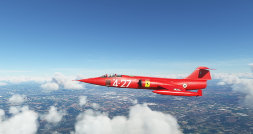 Lockheed F-104G Italian Air Force 4-27 Ferrari