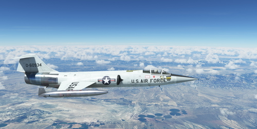 Lockheed F-104G USAF 0-60934
