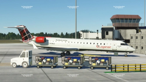 Loganair | Aerosoft CRJ 700  [Fictional] [Custom Tartan Tail]