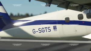 Loganair Flag of Scotland | Aerosoft Twin Otter thumbnail 4