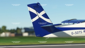 Loganair Flag of Scotland | Aerosoft Twin Otter thumbnail 5