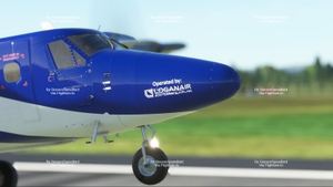 Loganair Flag of Scotland | Aerosoft Twin Otter thumbnail 3