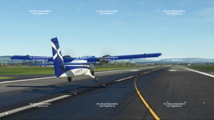 Loganair Flag of Scotland | Aerosoft Twin Otter thumbnail 7