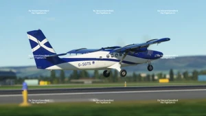 Loganair Flag of Scotland | Aerosoft Twin Otter thumbnail 2