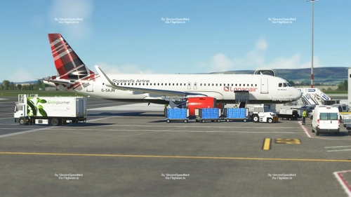 Loganair | FlyByWire A32NX  [Fictional] [Custom Tartan Tail]