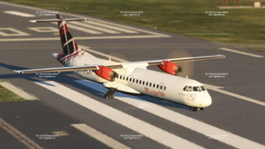 Loganair | ATR 72-600  [Custom Tartan Tail] thumbnail 5