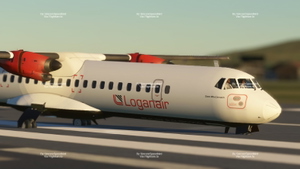 Loganair | ATR 72-600  [Custom Tartan Tail] thumbnail 3